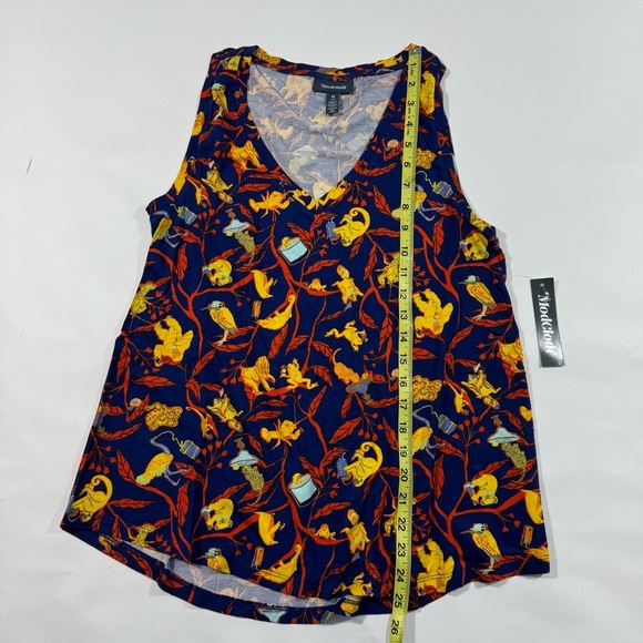 New ModCloth Endless Possibilities Tank Top Blue Critters - Picture 8 of 8